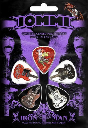 Tony iommi iron - man, plektrum