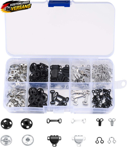 Druckknöpfe haken ösen set - haken,