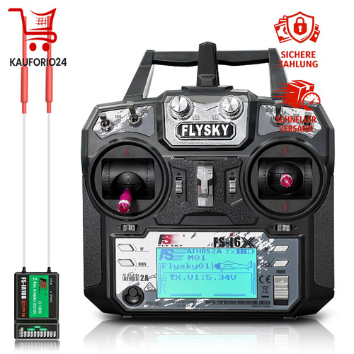 Flysky i6x kanal - fs-i6x, 10-kanal