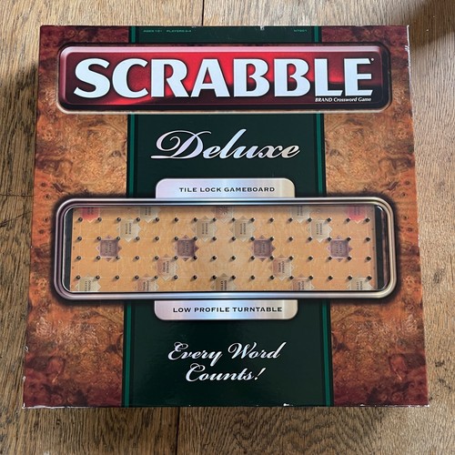 Mattel scrabble deluxe low - scrabble,
