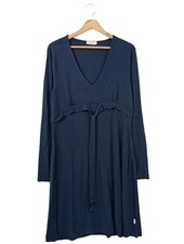 CYELL Langarmkleid Damen Kleid Gr. DE 40 blau Casual-Look