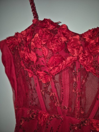Abendkleid eliss rot - abendkleid, größe