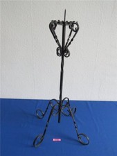 DDR Kerzenleuchter H 73 cm Metallkerzenleuchter Schmiedeeisen Standleuchter 