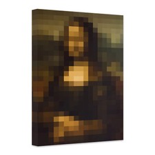 Leinwandbild Pixelart - da