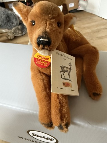 Steiff rehkitz vintage - vintage, liegend