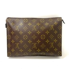 LV Louis Vuitton Monogram Poche Toilette 26 Clutch Tasche Etui Original