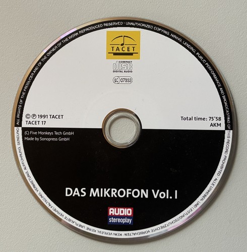 Das mikrofon vol audio - cd, 1