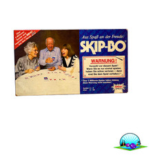 Skip Bo Amigo Kartenspiel vollständig 1986 Blau - Vollständig stark bespielt