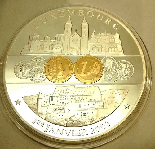 Luxemburg 2002 ø70mm 110g - luxemburg, pp