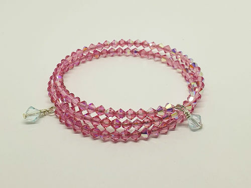 Wickelarmband aus swarovski - wickelarmband,