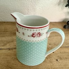 Greengate Krug * Milchkännchen SANDY MINT 0,5lit # Rarität * Vitrinenstück