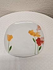 Speiseteller Van Well Wellco Desing, Durchmesser 25 cm, Blumen-Muster