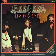 7" BEE GEES Living Eyes / I Still Love You ROBIN GIBB RSO Germany 1981 like NEW!