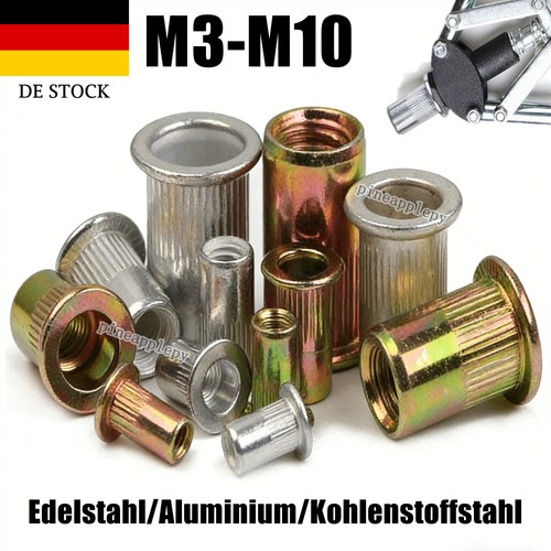 Blindnietmuttern flachkopf - blindnietmuttern,