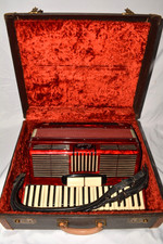Vintage Scandalli Red Piano