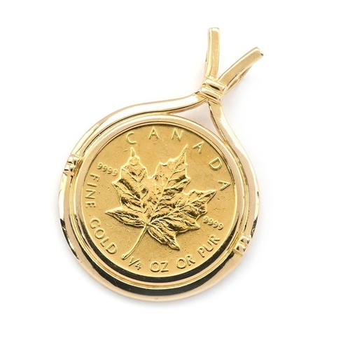 Maple leaf gold - leaf, münze