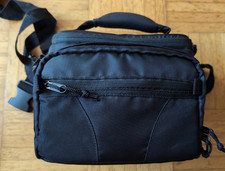 DSLR Kameratasche Fototasche für Kameras, Regenschutz, Tragegurt, Zubehörfächer