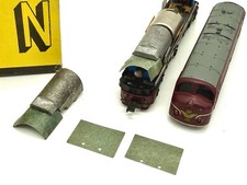 Piko Abdeckung Beleuchtung innen NOHAB 6-achs Loks Papier glatt Ers.Teil N 1:160