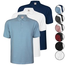 Herren Polo Shirts 3er Set Poloshirt Männer Tshirt Kurzarm Shirt Polohemd