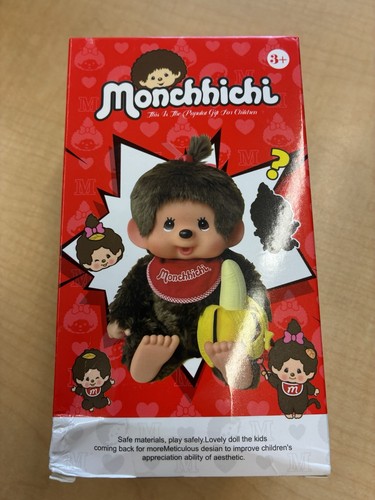 Monchhichi monkey figure - monchhichi, red