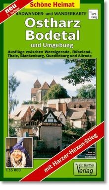 Radwander und wanderkarte - und,