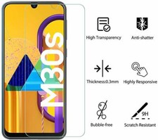 Schutzglas Glasfolie für Samsung Galaxy A30s A50s M30s Panzerfolie Full Klar 9H