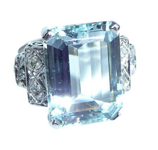 Ring 750 Weißgold  10.7ct