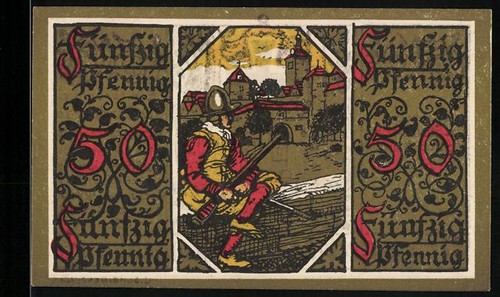 Notgeld rothenburg 50 - rothenburg,,