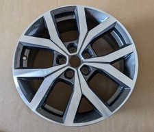 Aluminiumfelge Black polished + silber 7 x 17 ET55 Subaru SEBBAL4100