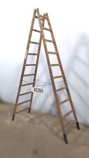 Günzburger 2x10 Sprossen-Leiter Mehrzweckleiter Stehleiter Holzleiter 289c 45284