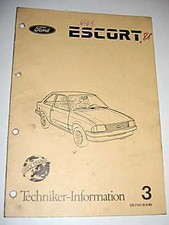 Reparaturanleitung  Ford ESCORT   Techniker Schulung 3
