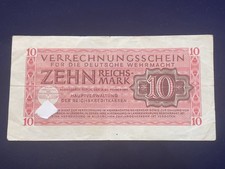 Deutsche Wehrmacht Verrechnungsschein September 1944