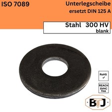 ISO 7089 Scheiben Stahl Blank