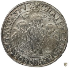 SACHSEN, Taler, 1599, Christian II., Johann Georg I., August, Dav 9820, ss