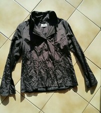 ☀ inSein ☀ ultraleichter Blazer in Crinkle-Optik In Schwarz