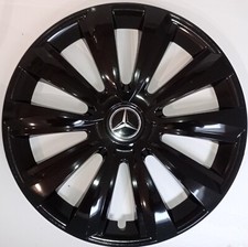 4 Radkappen Radzierblenden fur Mercedes A B C W124 W210 W202 16" SCHWARZ