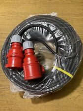 10m CEE Kabelverlängerung 5x16A Gummikabel H05RR-F 5x1,5m² PCE Stecker+Kupplung