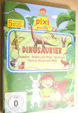 Pixi Wissen TV - 5 Folgen Dinosaurier, Elefanten, Hunde...DVD sehr guter Zustand