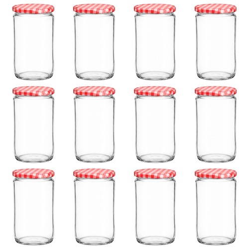 Rundgläser 720ml rot - 82,