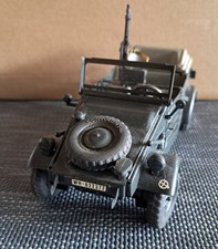 Hendrix 1/24 Blech Militär VW Kübelwagen Typ 82 Wehrmacht m. MG u. Gurt, 2 Spate
