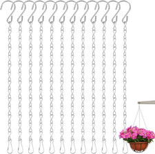 12 Stück Blumenampel Ketten