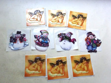 Nr. 12 S  - Kerzenkunst - basteln - 10 Teile Verzierwachs  Wachsornamente