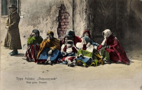 Polen frauen in polnischer - ak,
