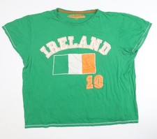 Cedarwood State Unisex grün Irland Fußball Grafik T-Shirt 2XL