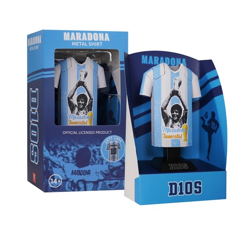 Maradona metal football - metal, shirt