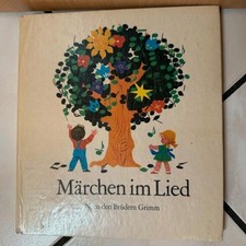 Märchen im Lied Nach den Brüdern Grimm Kinderbuch DDR Vintage Ostalgie Liedbuch