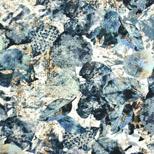 Viskose Jersey mit Blättern