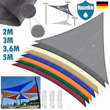 Sonnensegel WASSERDICHT Sonnenschutz Windschutz 98% UV-Schutz Outdoor Dreieck MA