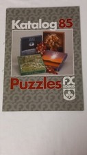 Vintage F.X. Schmid  Puzzle  Katalog von 1985 - DIN A 4 / 47  Seiten / neuwertig