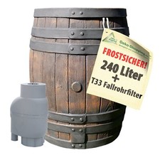 REGENTONNE REGENFASS WASSERFASS REGENBEHÄLTER REGENSPEICHER GARTENFASS REGENTANK